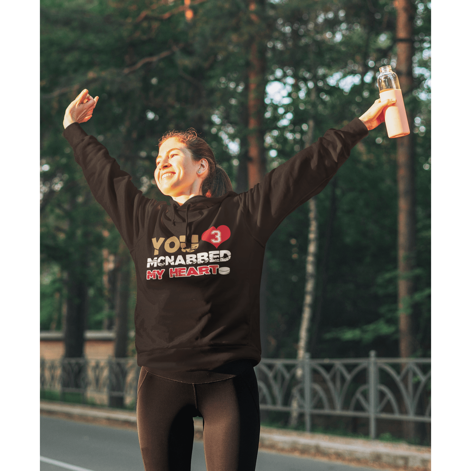 Hoodie You McNabbed My Heart Unisex Hooded Sweatshirt